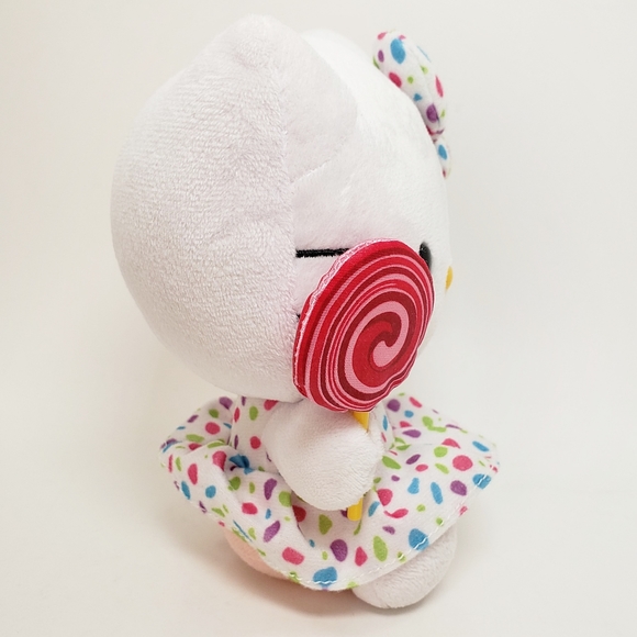 Ty Sanrio Hello Kitty Plush Holding Red Lollipop Candy - Picture 4 of 8